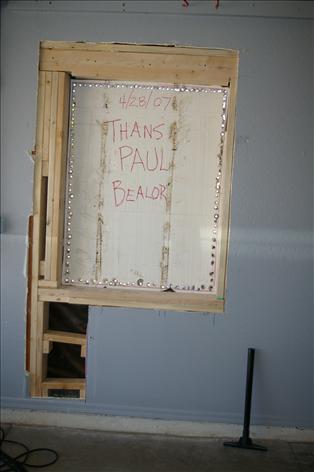 4-28-07 Garge Workshop - Installing Window (10)